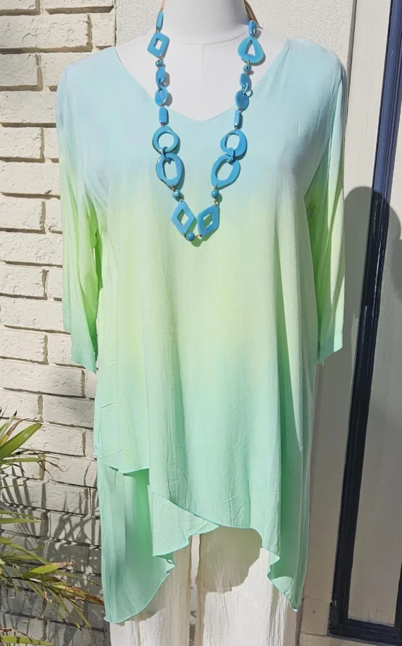 1009 VOILE SIDEFALL TUNIC