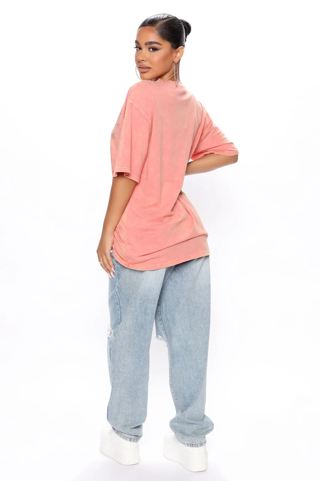 Angel Number 111 Washed Top - Orange
