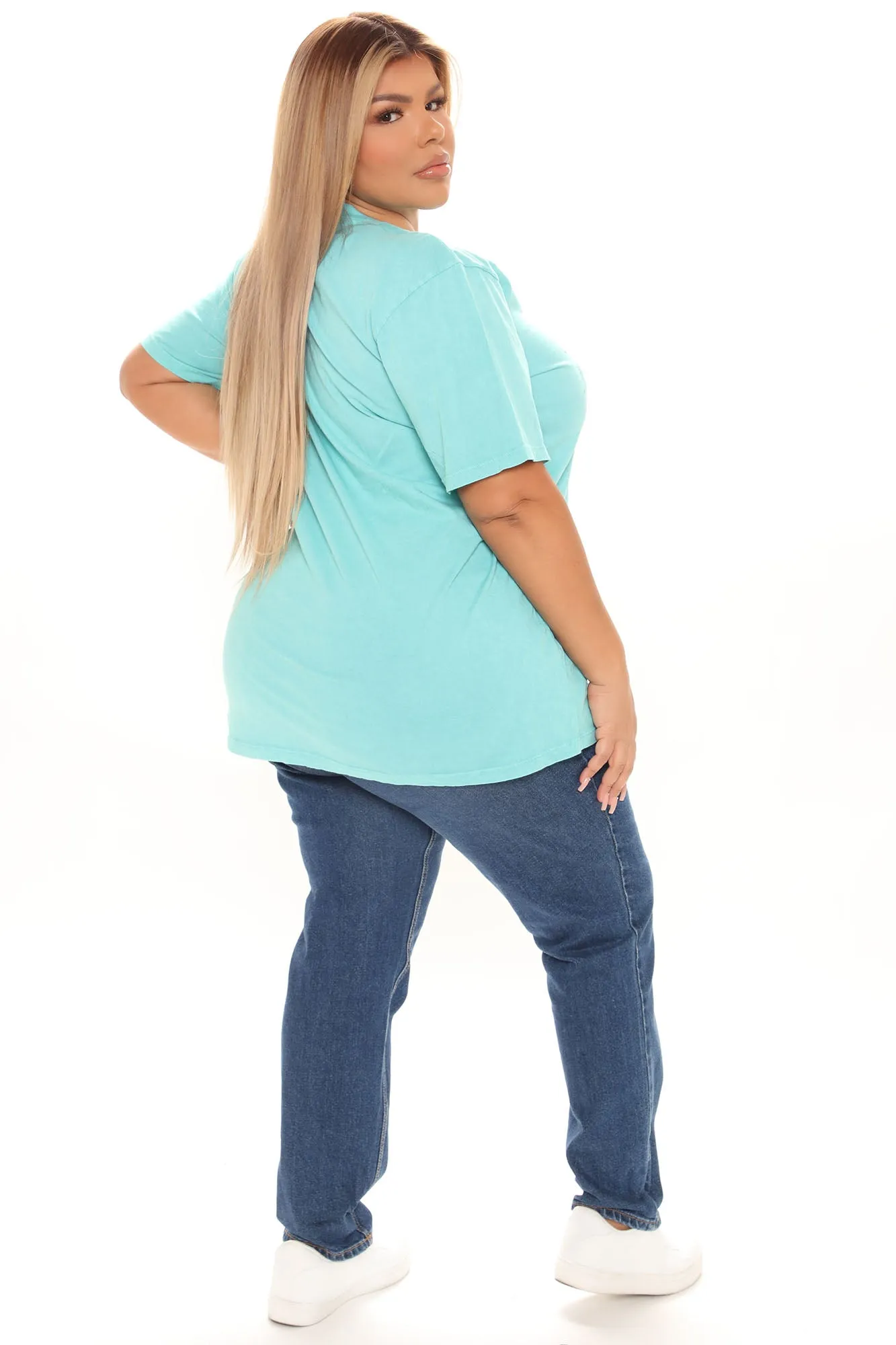 Angel Number 999 Washed Top - Mint