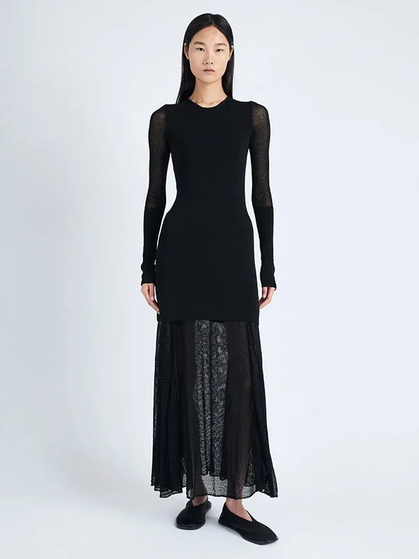Anita Knit Dress in Black