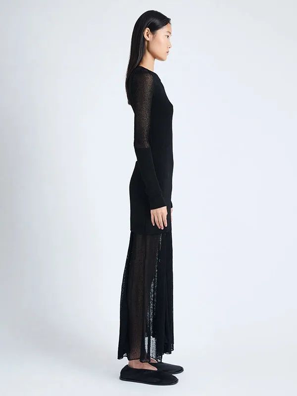 Anita Knit Dress in Black