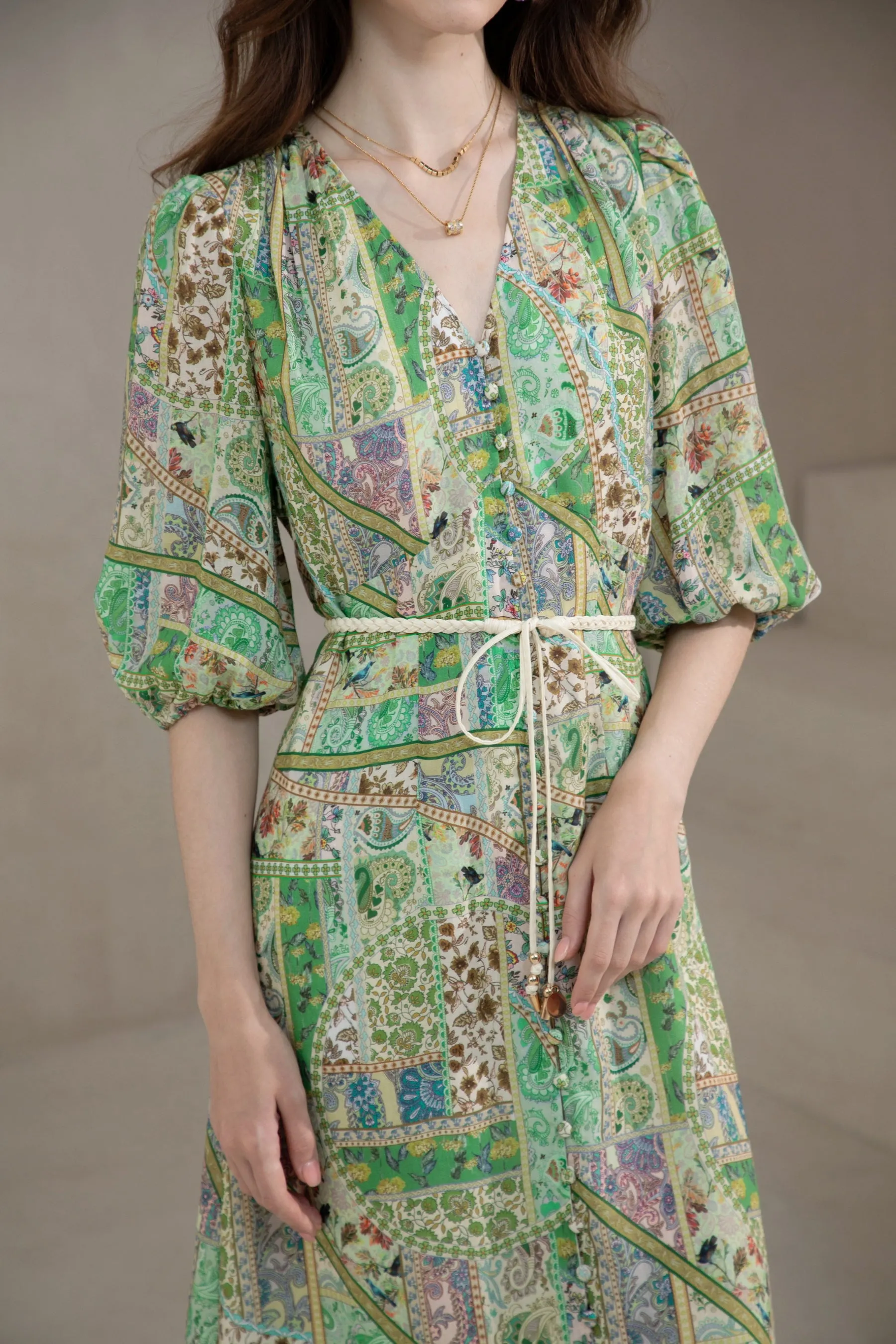 Aurelia Dress - Green - GDS