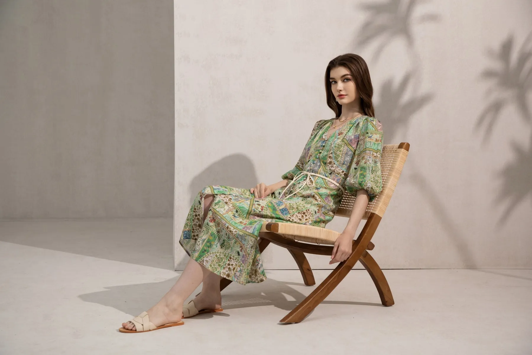 Aurelia Dress - Green - GDS