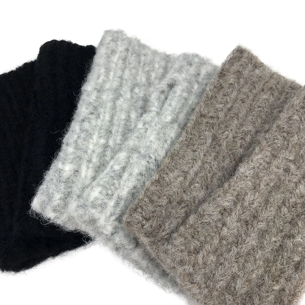 Autumn Ribbed Alpaca Gloves by SLATE   SALT