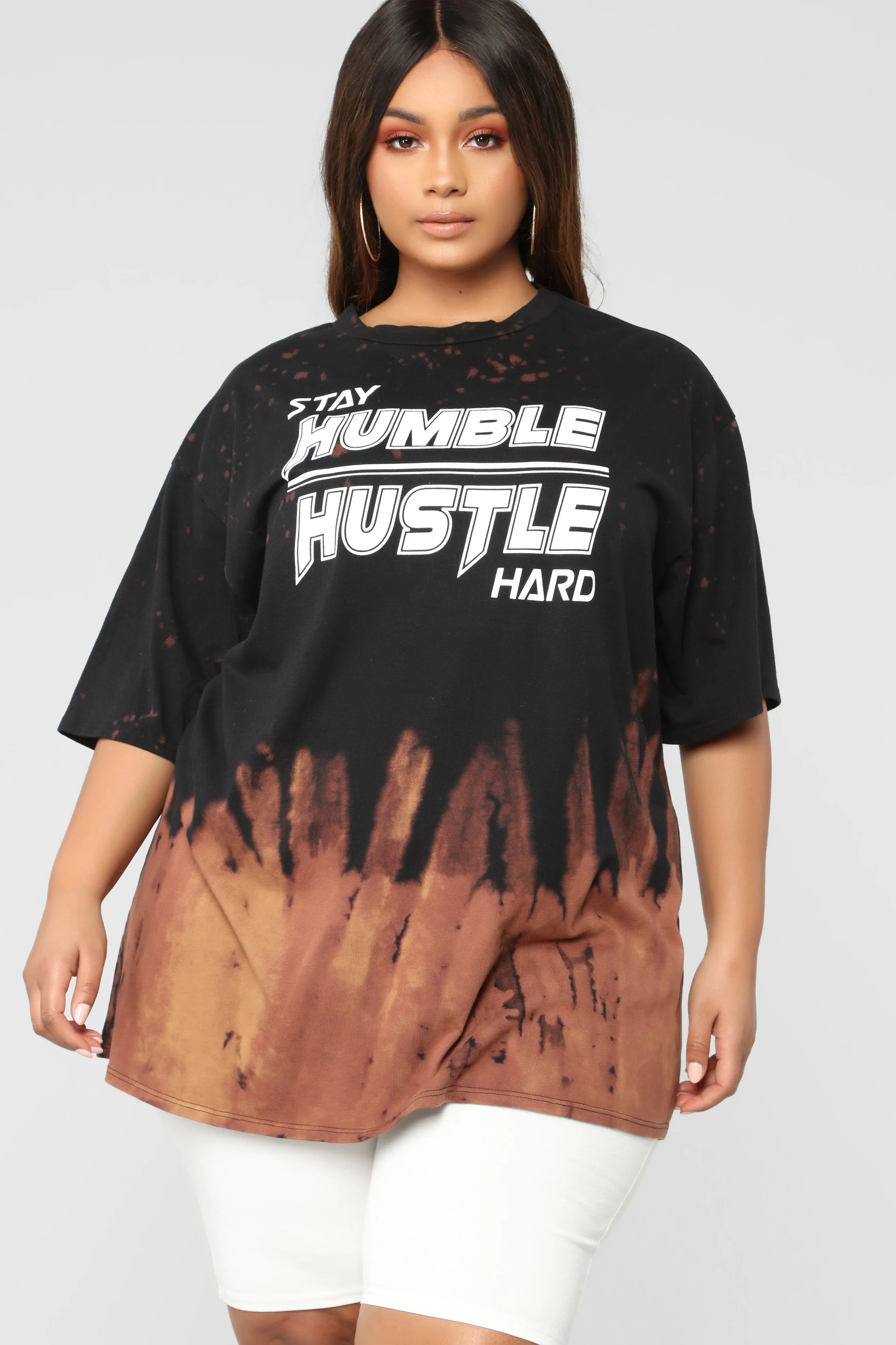 Be Humble Short Sleeve Top - Black Combo