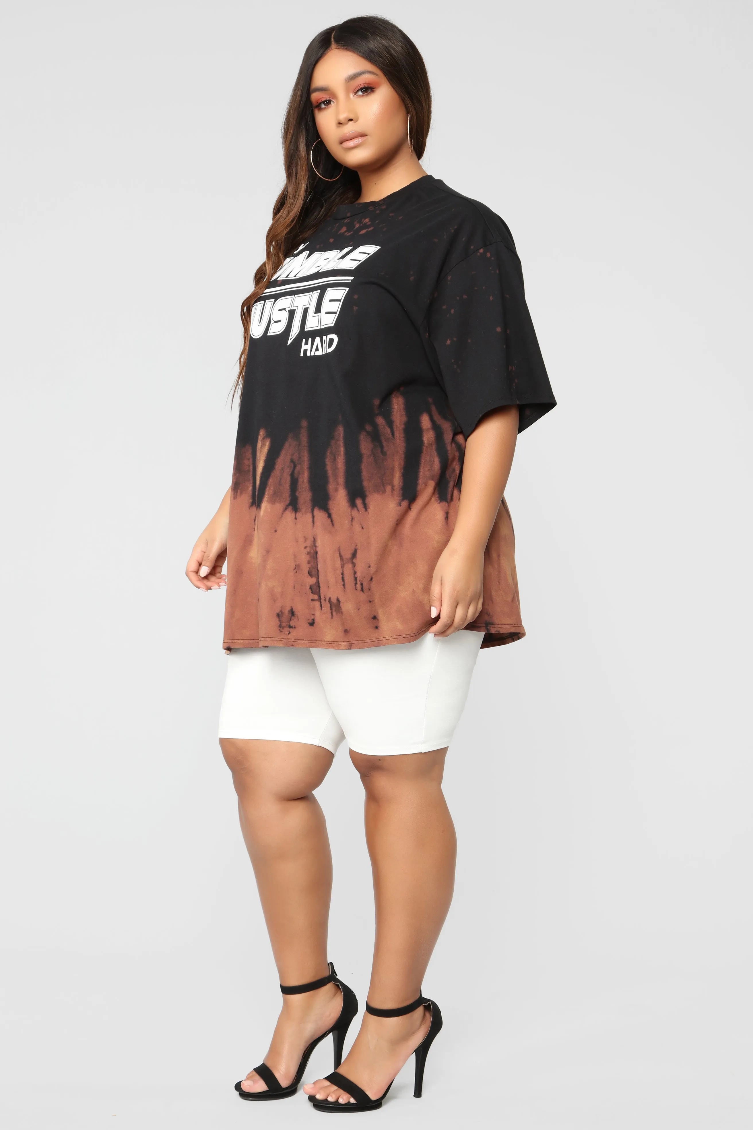 Be Humble Short Sleeve Top - Black Combo
