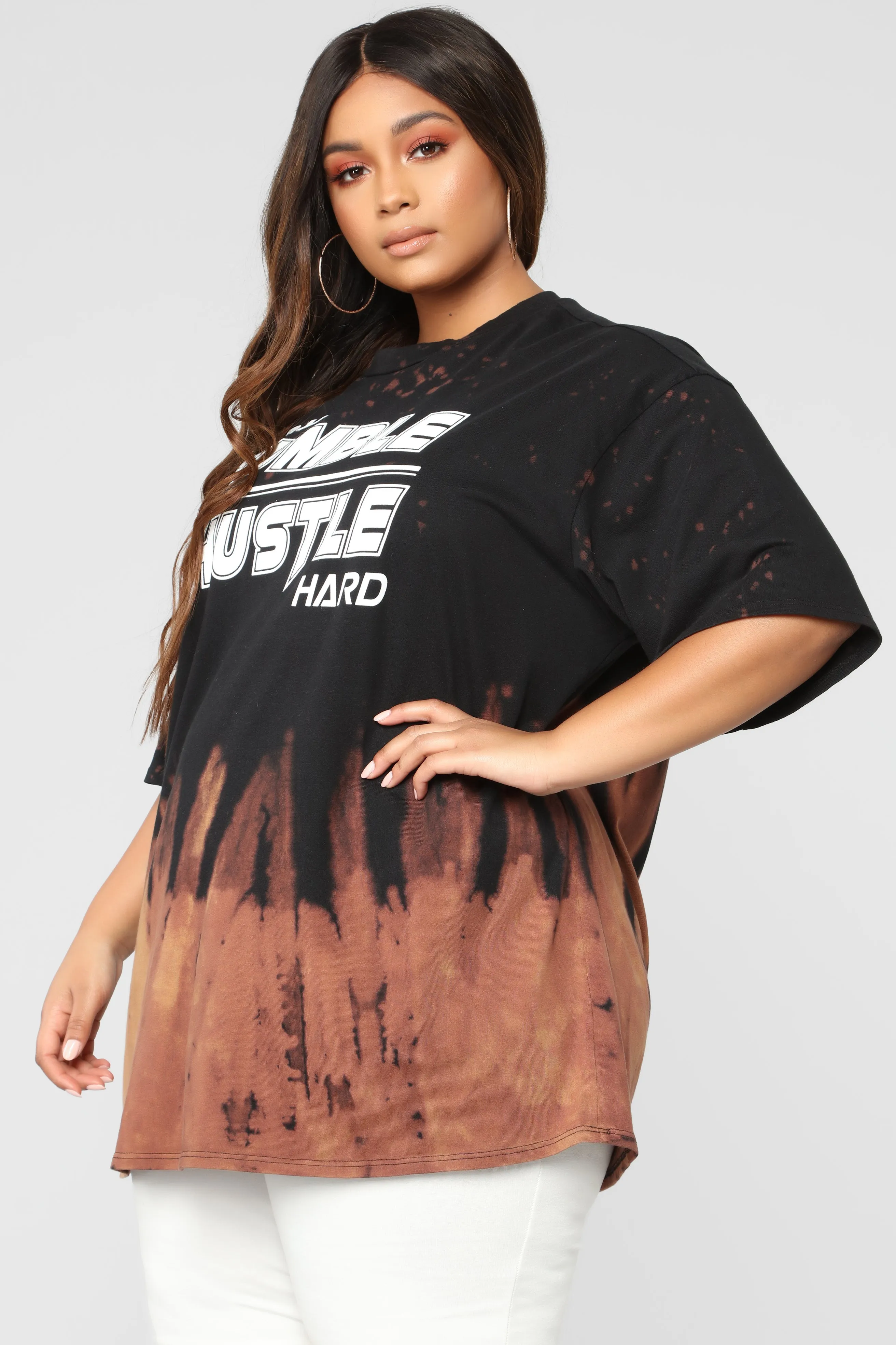 Be Humble Short Sleeve Top - Black Combo