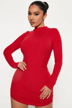 Beverly Hills Snatched Tunic - Red