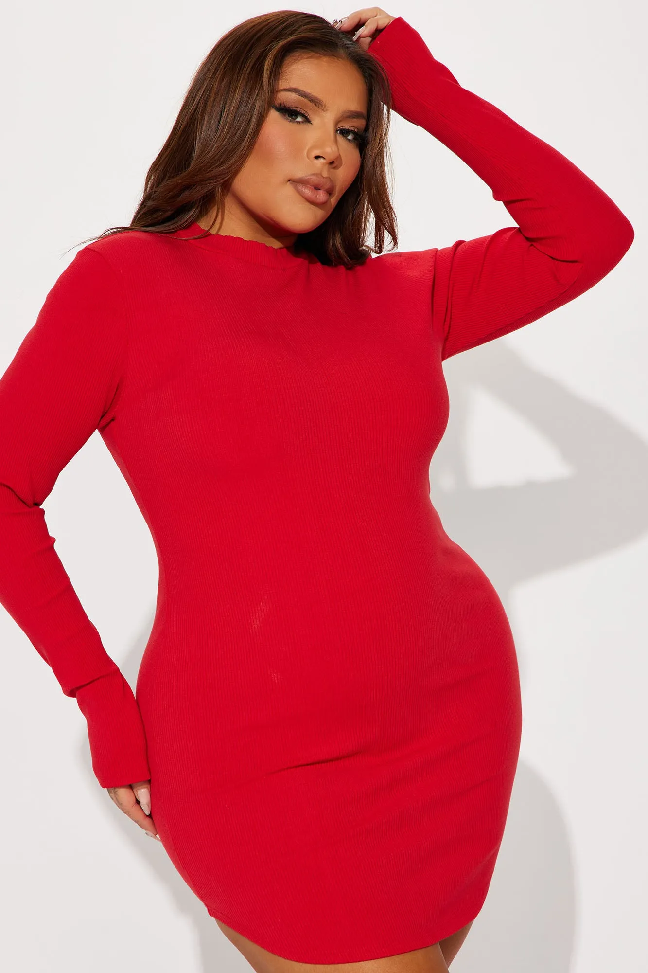 Beverly Hills Snatched Tunic - Red