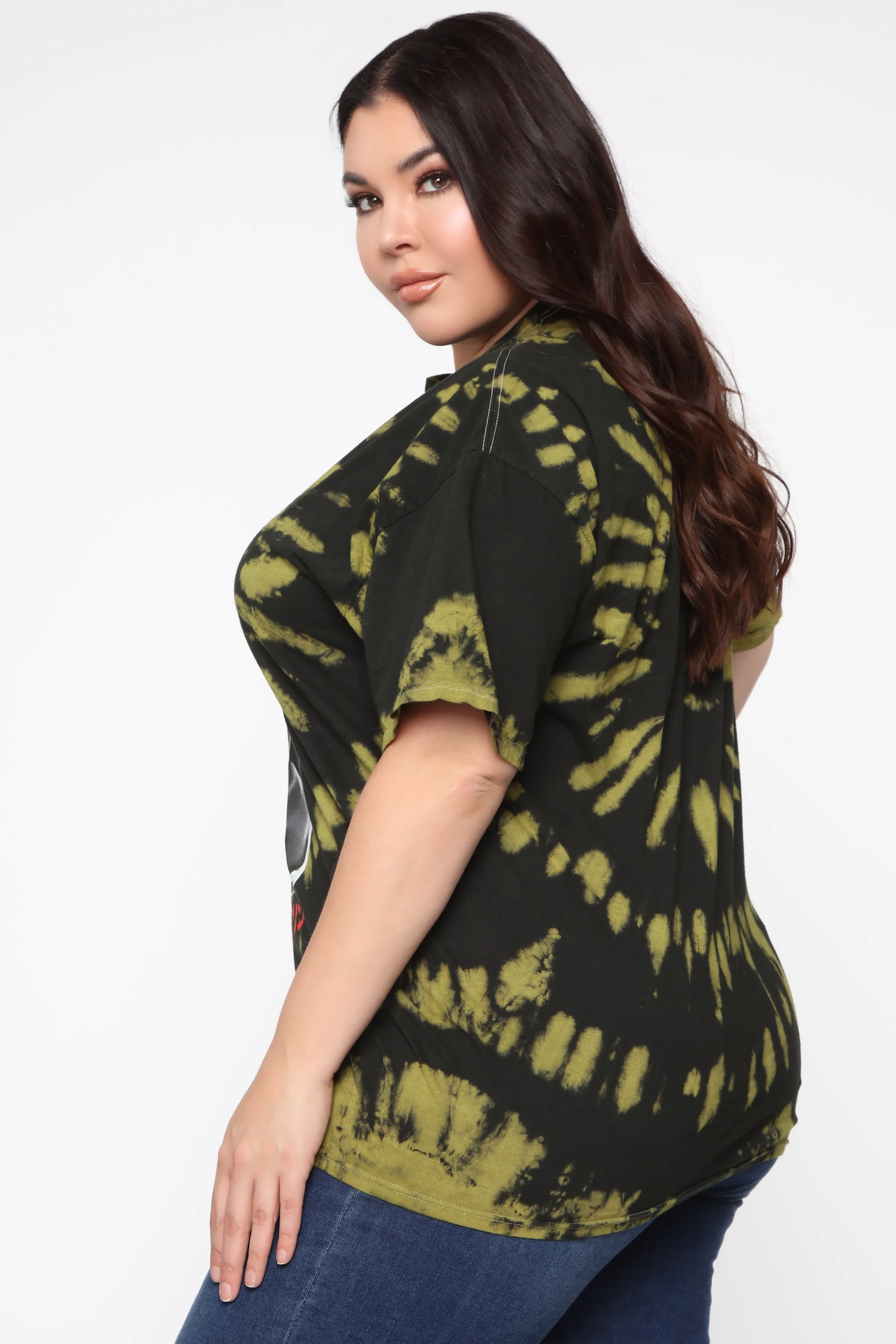 Biggie Baby Tie Dye Top - Lime