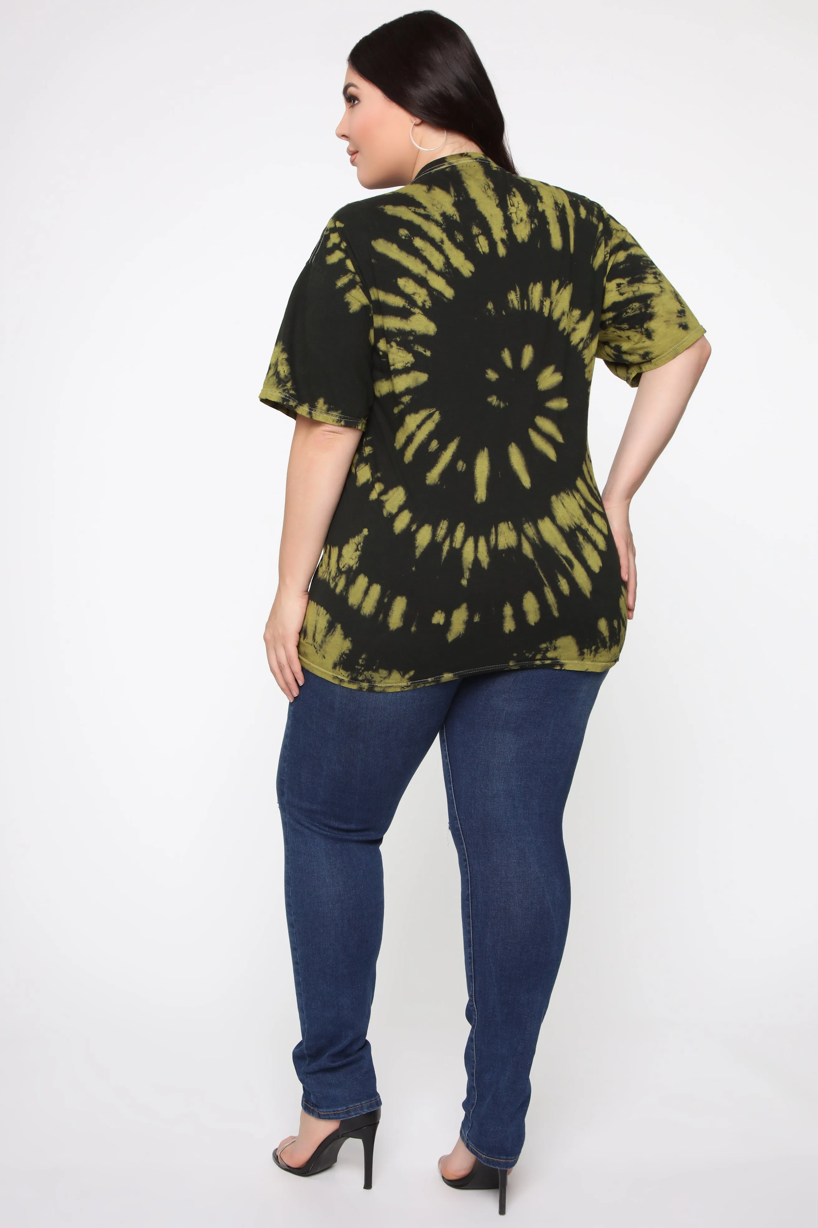Biggie Baby Tie Dye Top - Lime