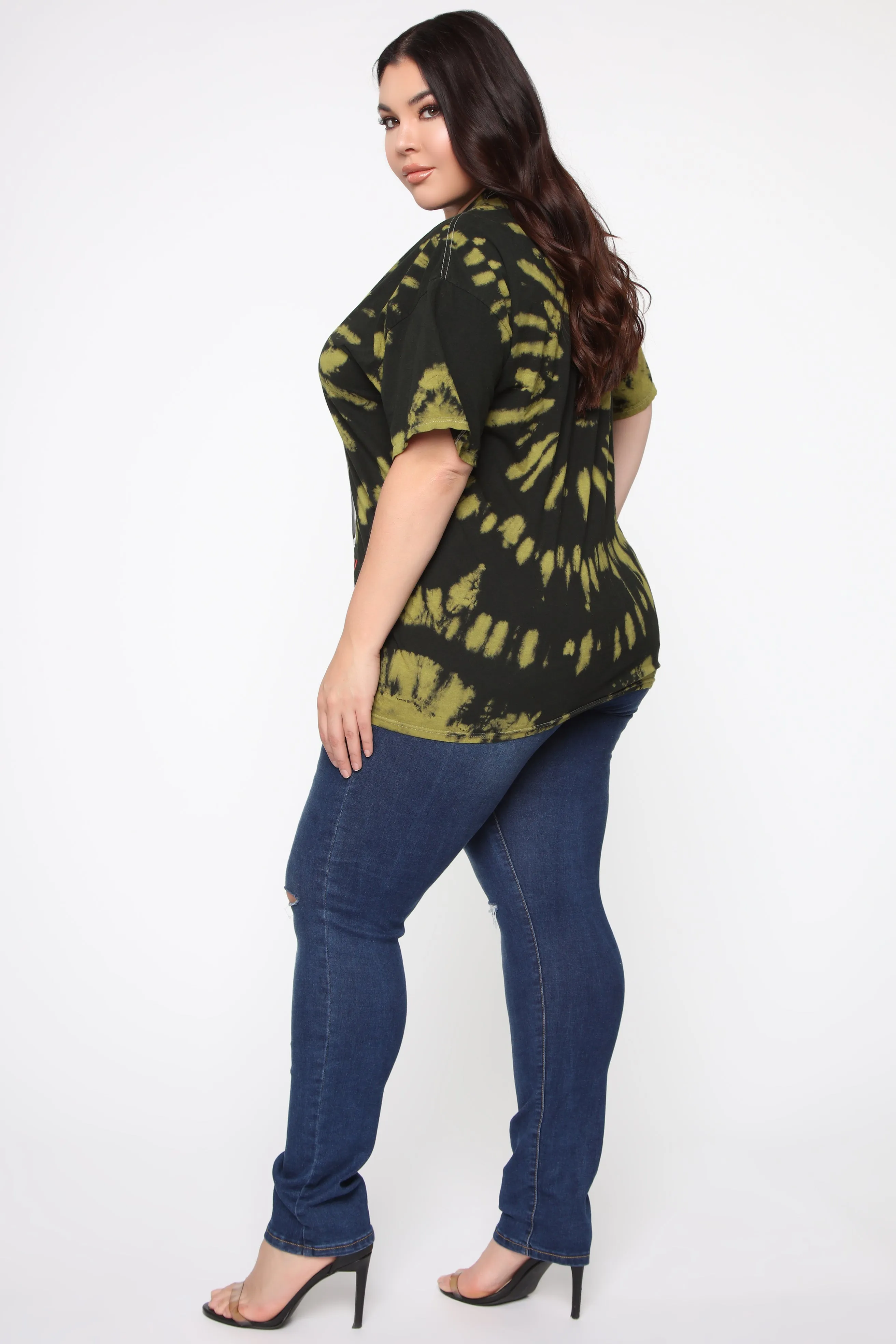 Biggie Baby Tie Dye Top - Lime