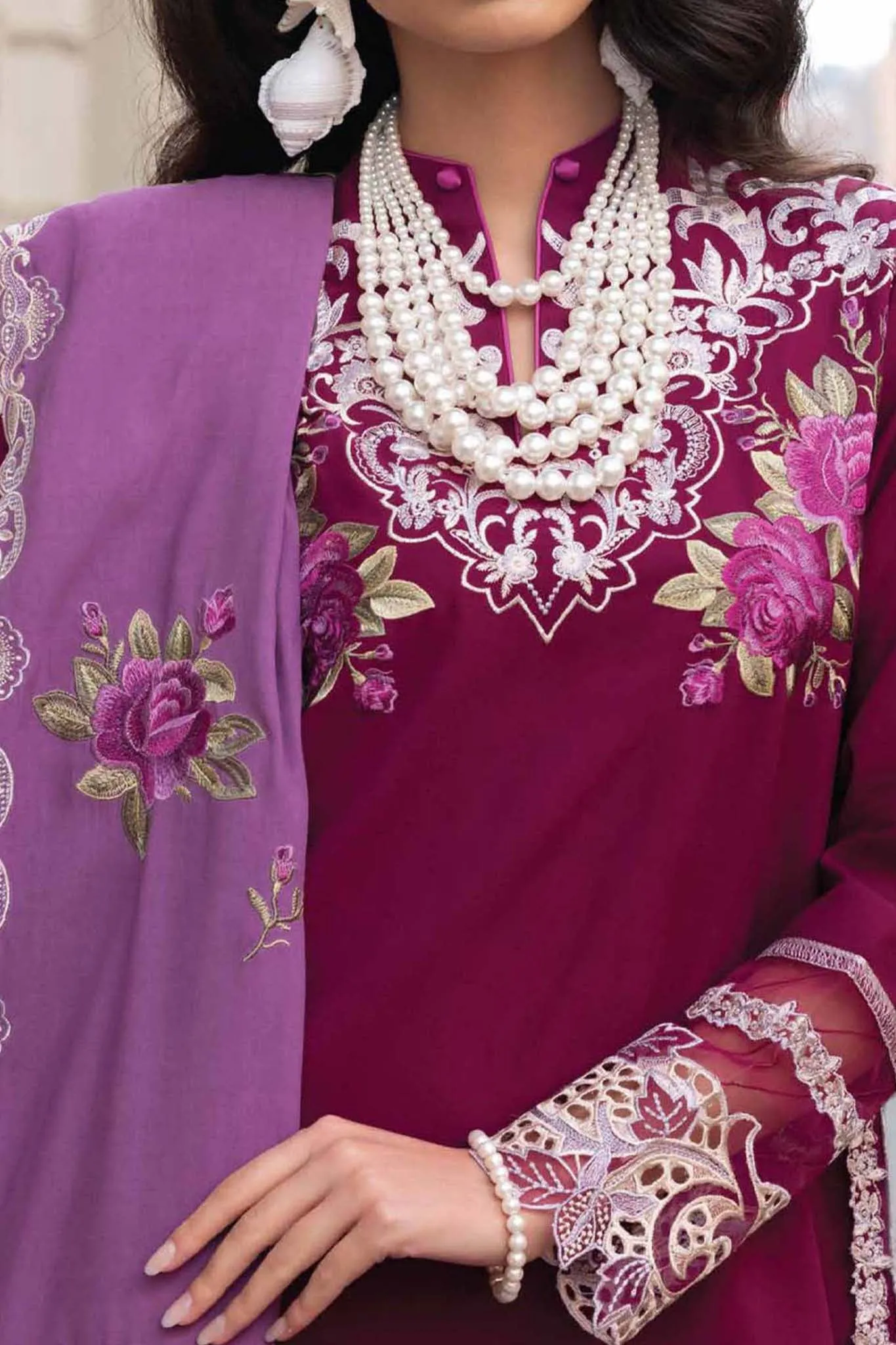 Broadway by Mushq Unstitched 3 Piece Winter Collection'2023-MNW-02