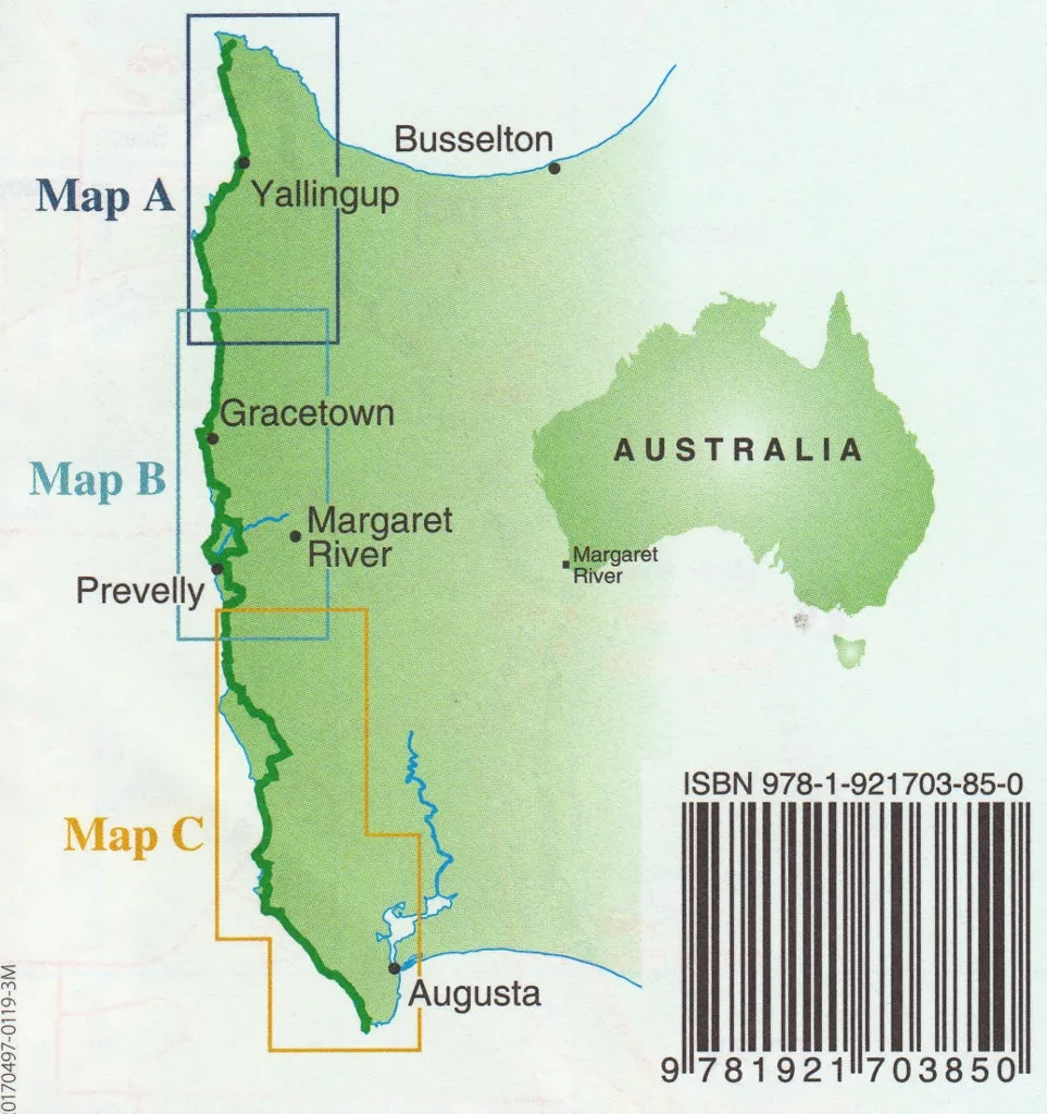 Cape to Cape Track Map New Edition 2019