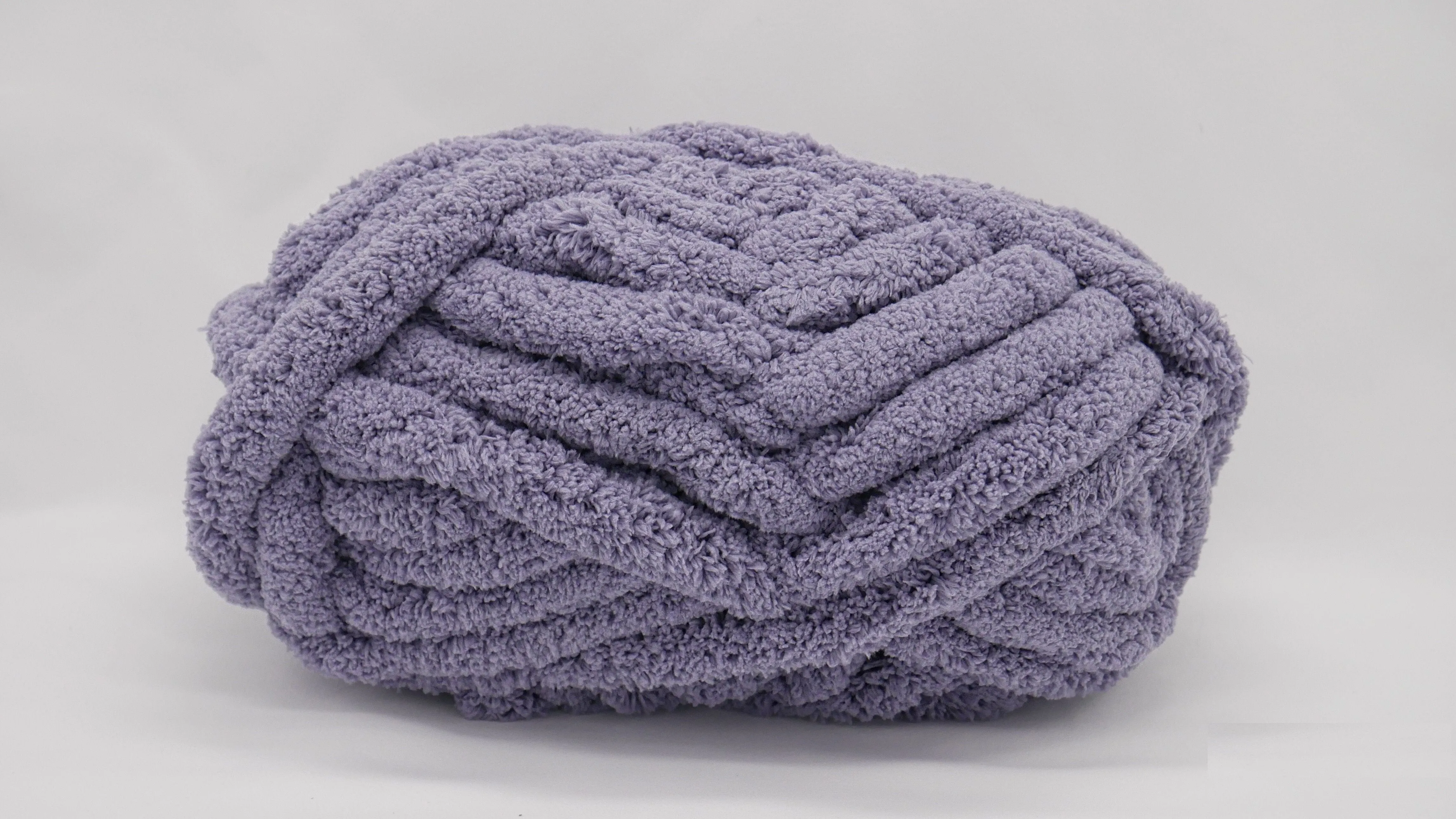 Chenille Yarn DIY Knit Kit - Baby Sleeping Bag