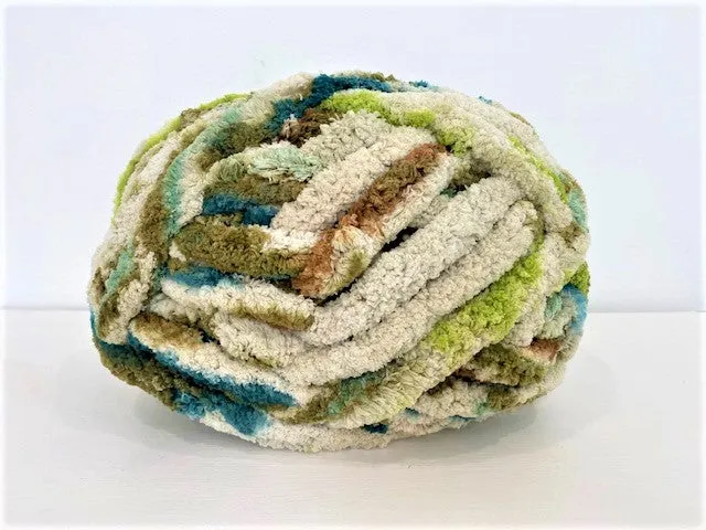 Chenille Yarn DIY Knit Kit - Baby Sleeping Bag