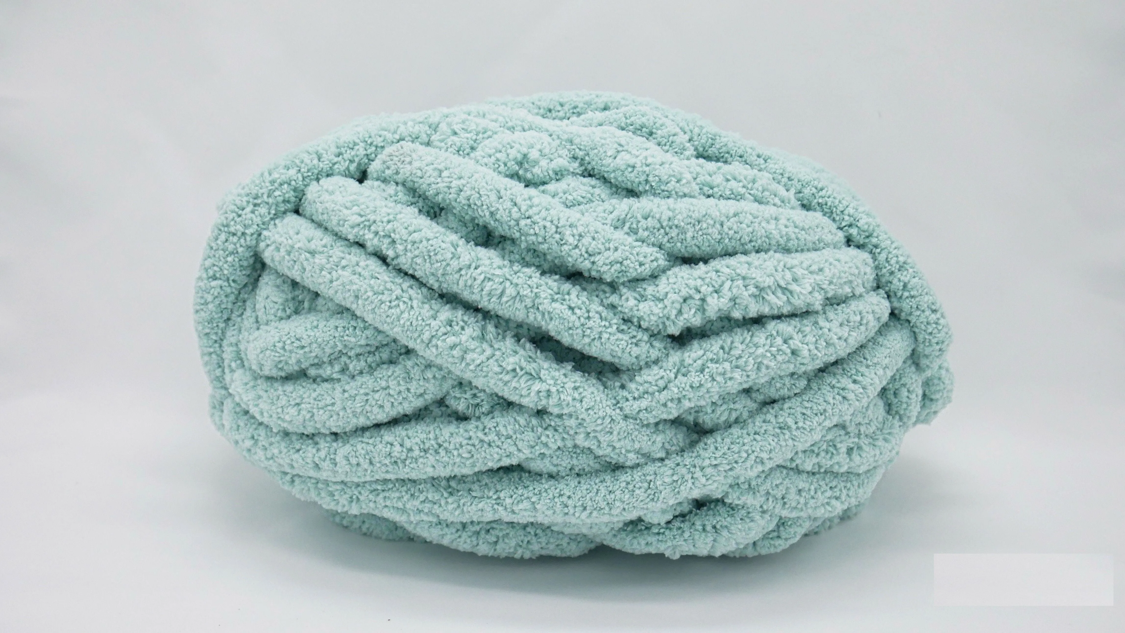 Chenille Yarn DIY Knit Kit - Baby Sleeping Bag
