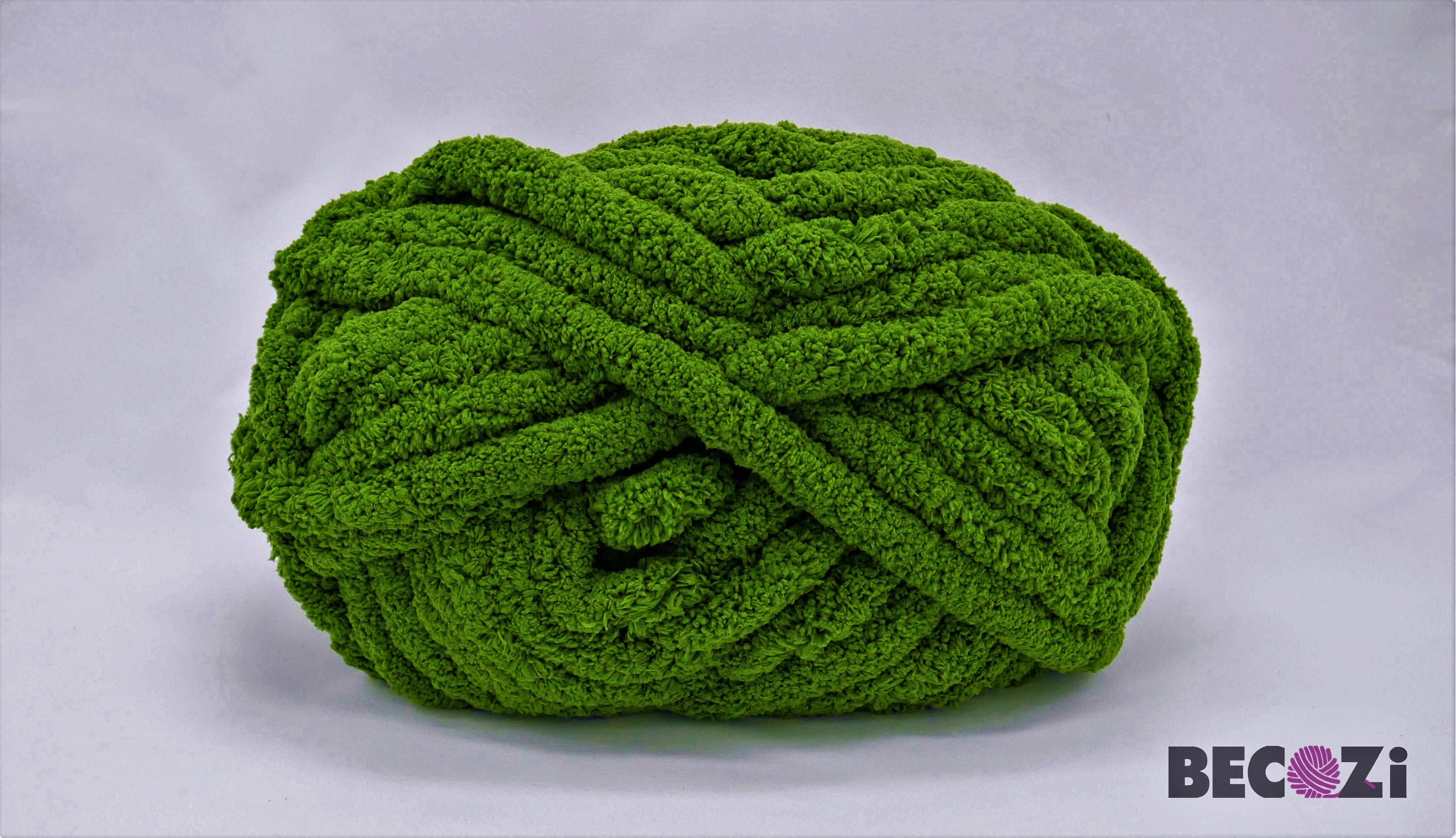 Chenille Yarn DIY Knit Kit - Baby Sleeping Bag