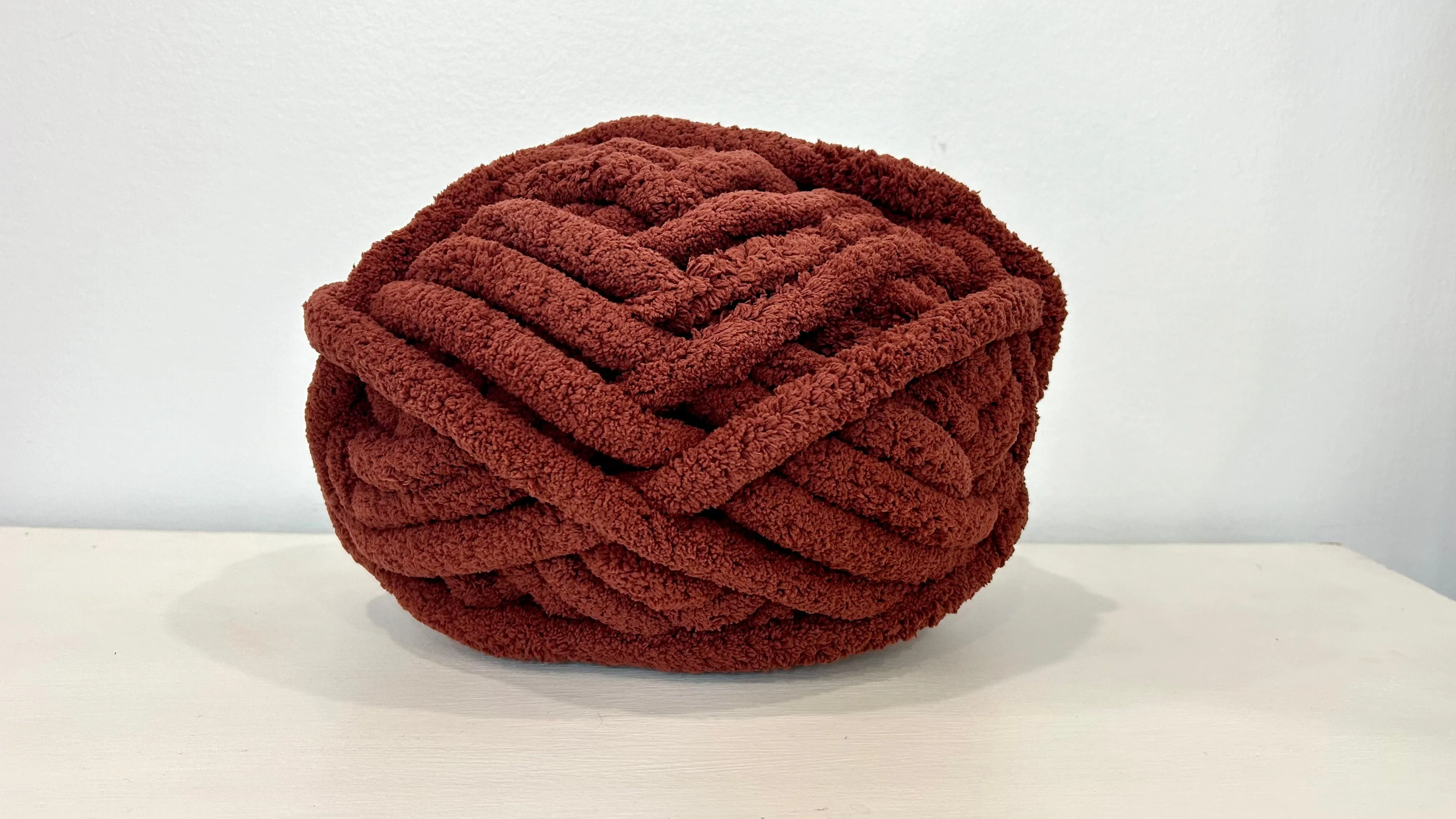 Chenille Yarn DIY Knit Kit - Baby Sleeping Bag