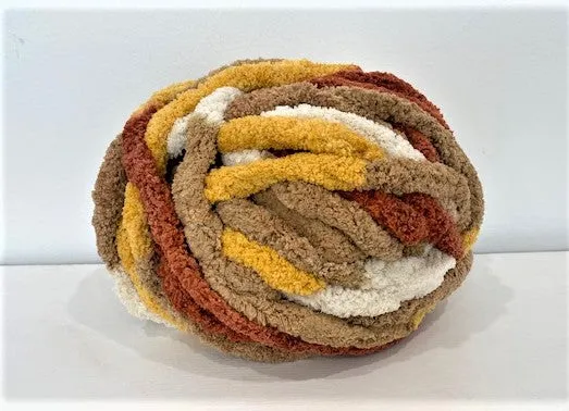 Chenille Yarn DIY Knit Kit - Baby Sleeping Bag
