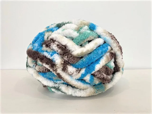 Chenille Yarn DIY Knit Kit - Baby Sleeping Bag
