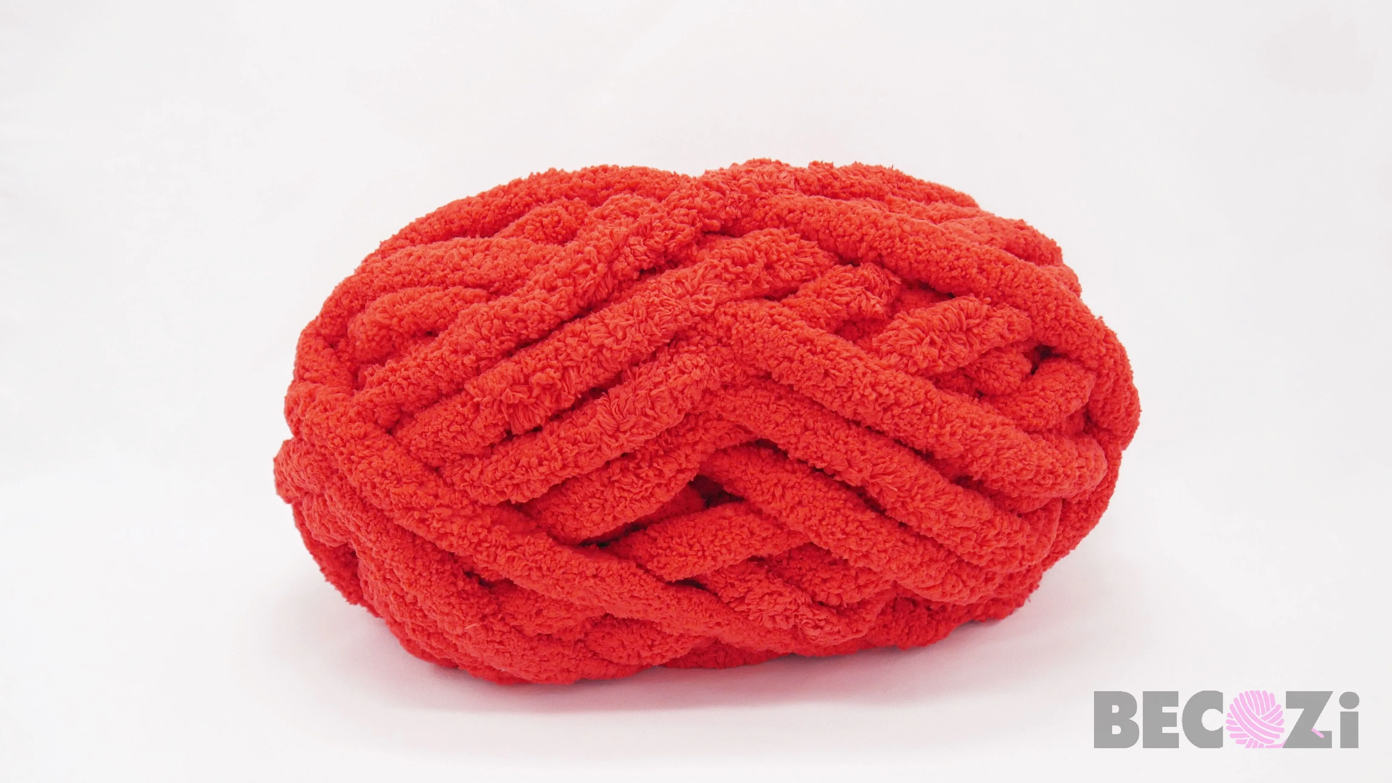Chenille Yarn DIY Knit Kit - Baby Sleeping Bag