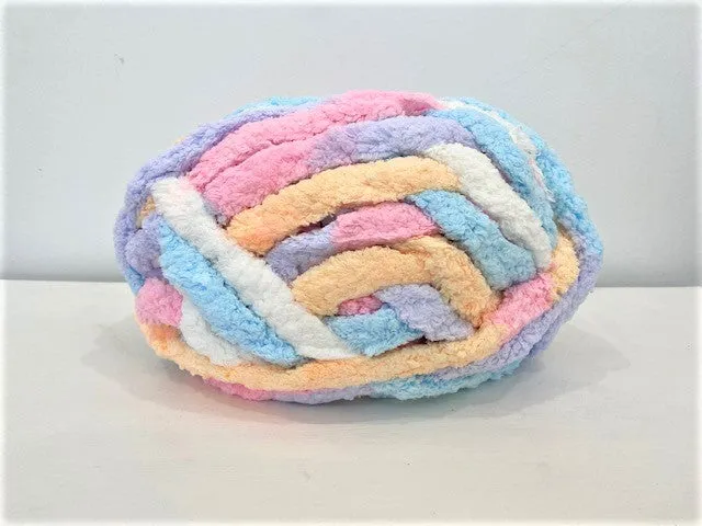 Chenille Yarn DIY Knit Kit - Baby Sleeping Bag