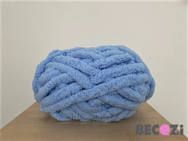Chenille Yarn DIY Knit Kit - Baby Sleeping Bag