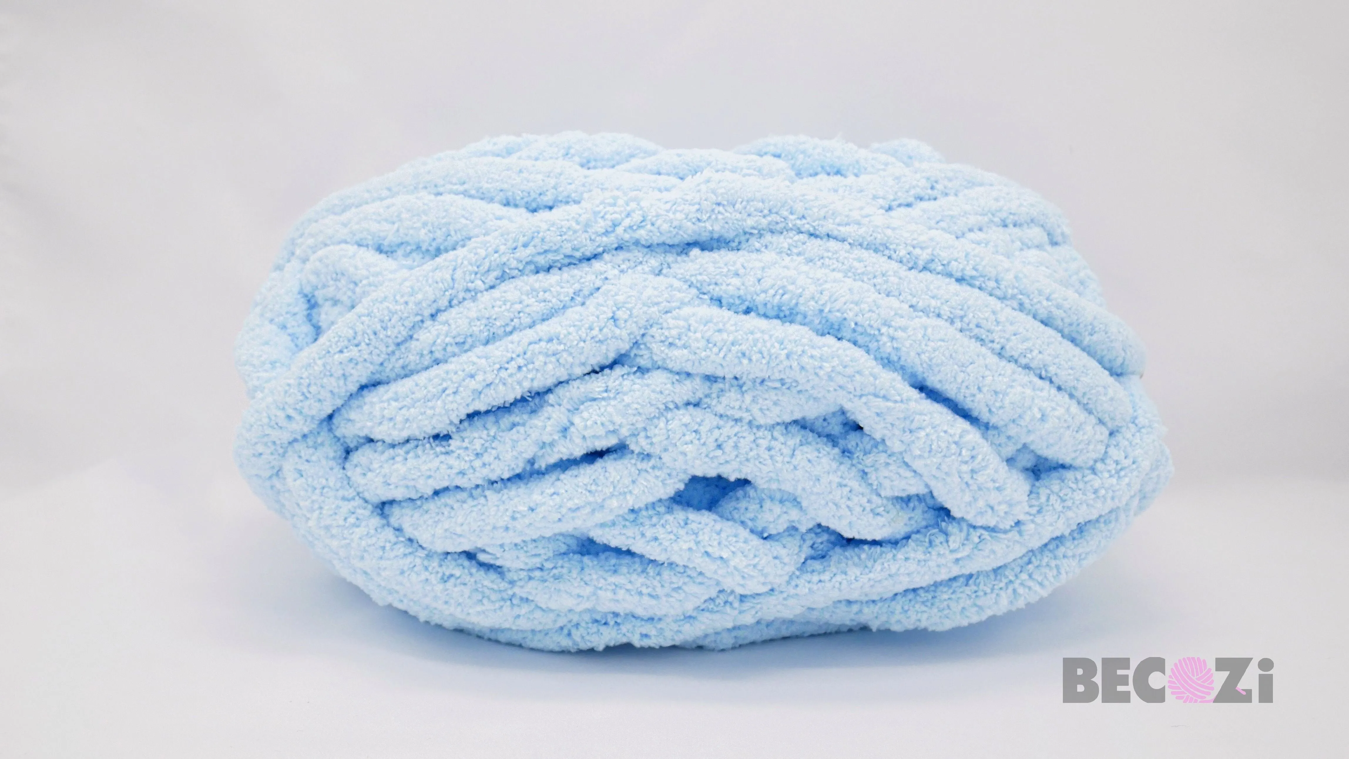 Chenille Yarn DIY Knit Kit - Baby Sleeping Bag