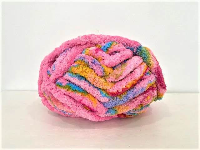 Chenille Yarn DIY Knit Kit - Baby Sleeping Bag
