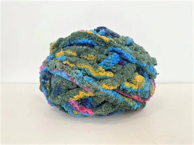 Chenille Yarn DIY Knit Kit - Baby Sleeping Bag