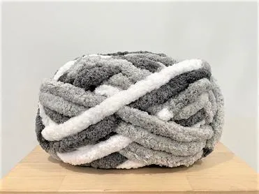 Chenille Yarn DIY Knit Kit - Baby Sleeping Bag