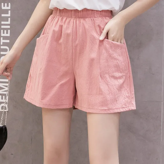 Cotton Linen Ankle Length Pants Women's Spring Summer Casual Trousers Pencil Casual Pants Striped Women's Trousers Green Pink