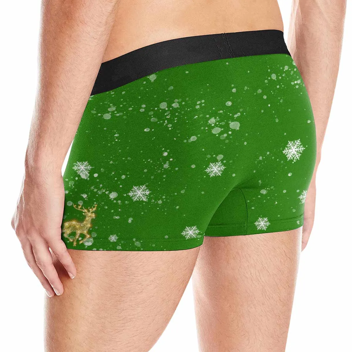 Custom Chirstmas Boxer Briefs with Face Mine Embrace Design Your Own Undies Personalized Underwear Gift