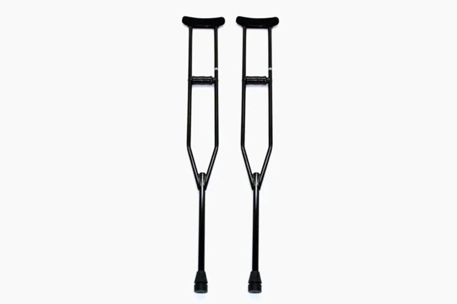 Custom Titanium Underarm Crutches