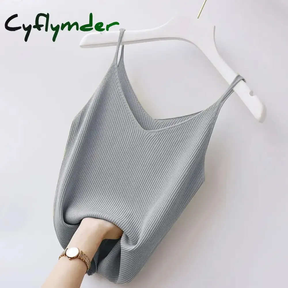 Cyflymder Solid Color Slim Fashion Soft Autumn Winter Women Undershirt Warm Vest with Bra Lambswool Thermal Underwear Bottoming Clothing