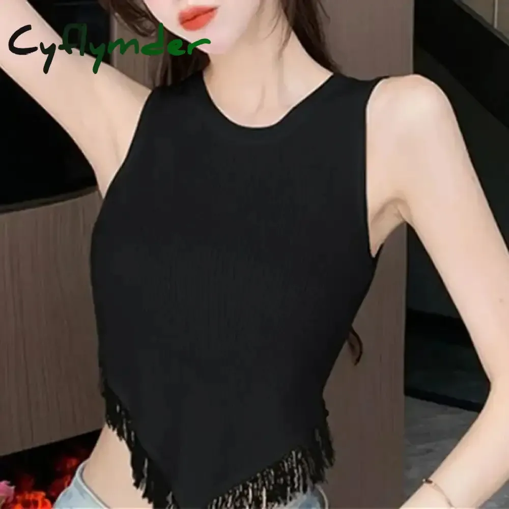 Cyflymder Solid Color Slim Fashion Soft Autumn Winter Women Undershirt Warm Vest with Bra Lambswool Thermal Underwear Bottoming Clothing