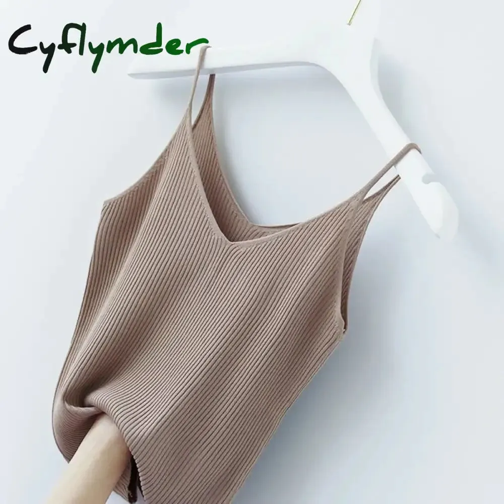 Cyflymder Solid Color Slim Fashion Soft Autumn Winter Women Undershirt Warm Vest with Bra Lambswool Thermal Underwear Bottoming Clothing