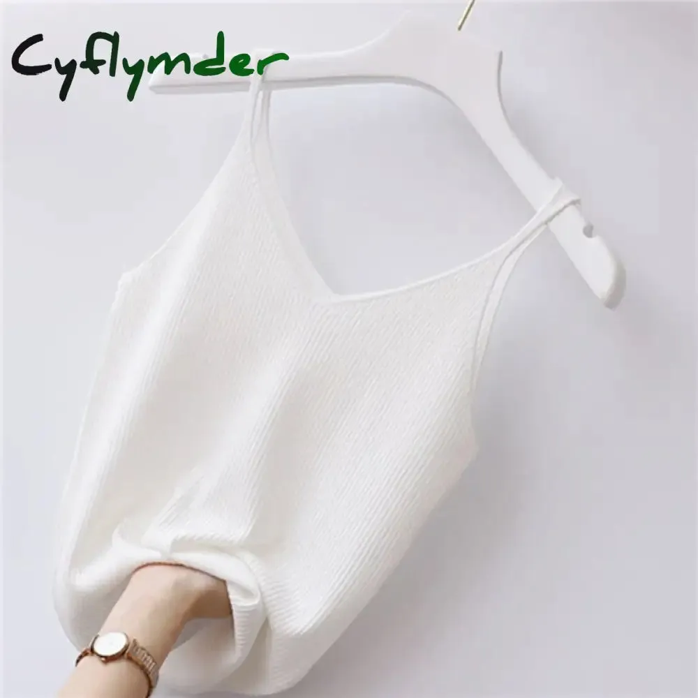 Cyflymder Solid Color Slim Fashion Soft Autumn Winter Women Undershirt Warm Vest with Bra Lambswool Thermal Underwear Bottoming Clothing