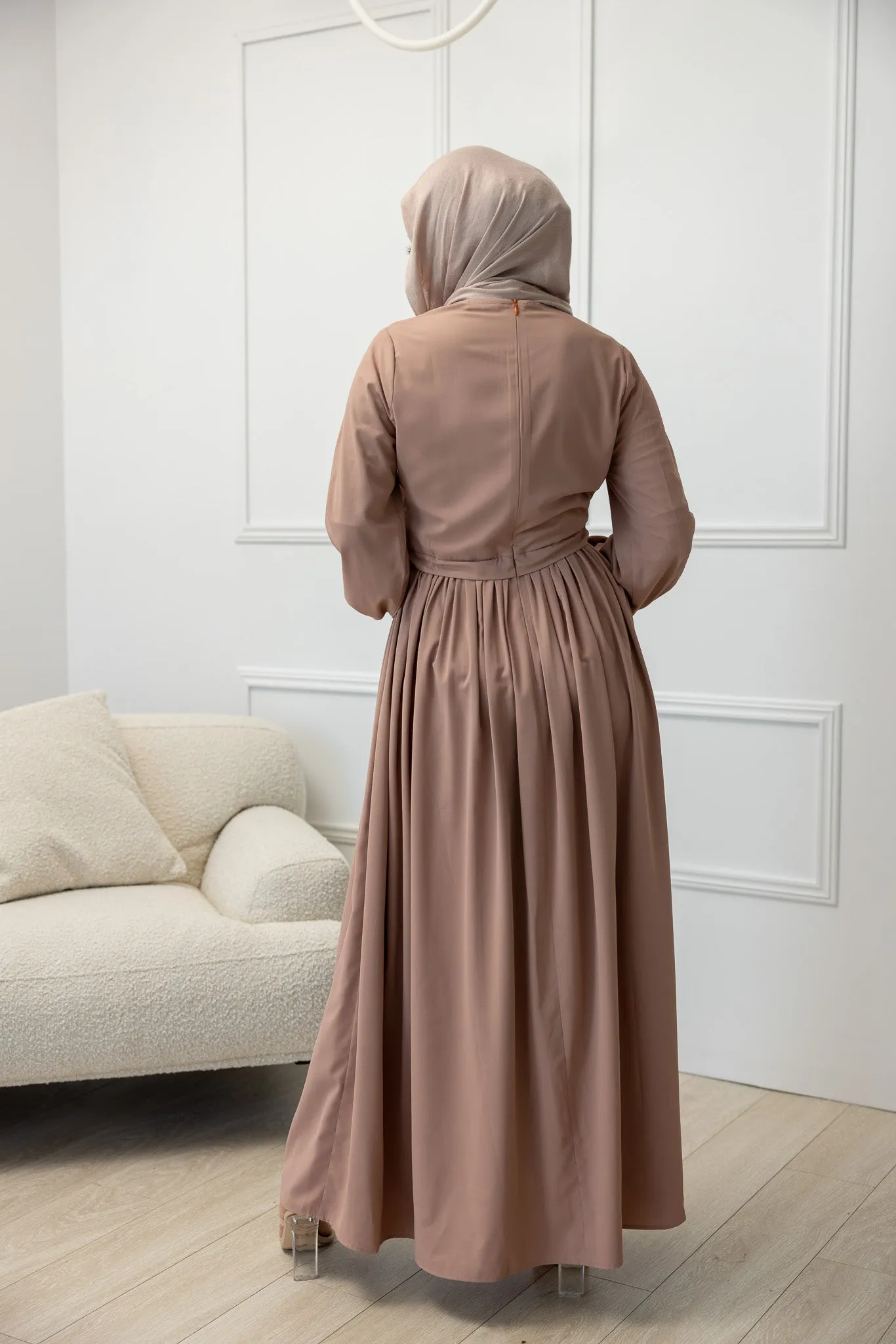 Dalal Drawstring Pleat Abaya