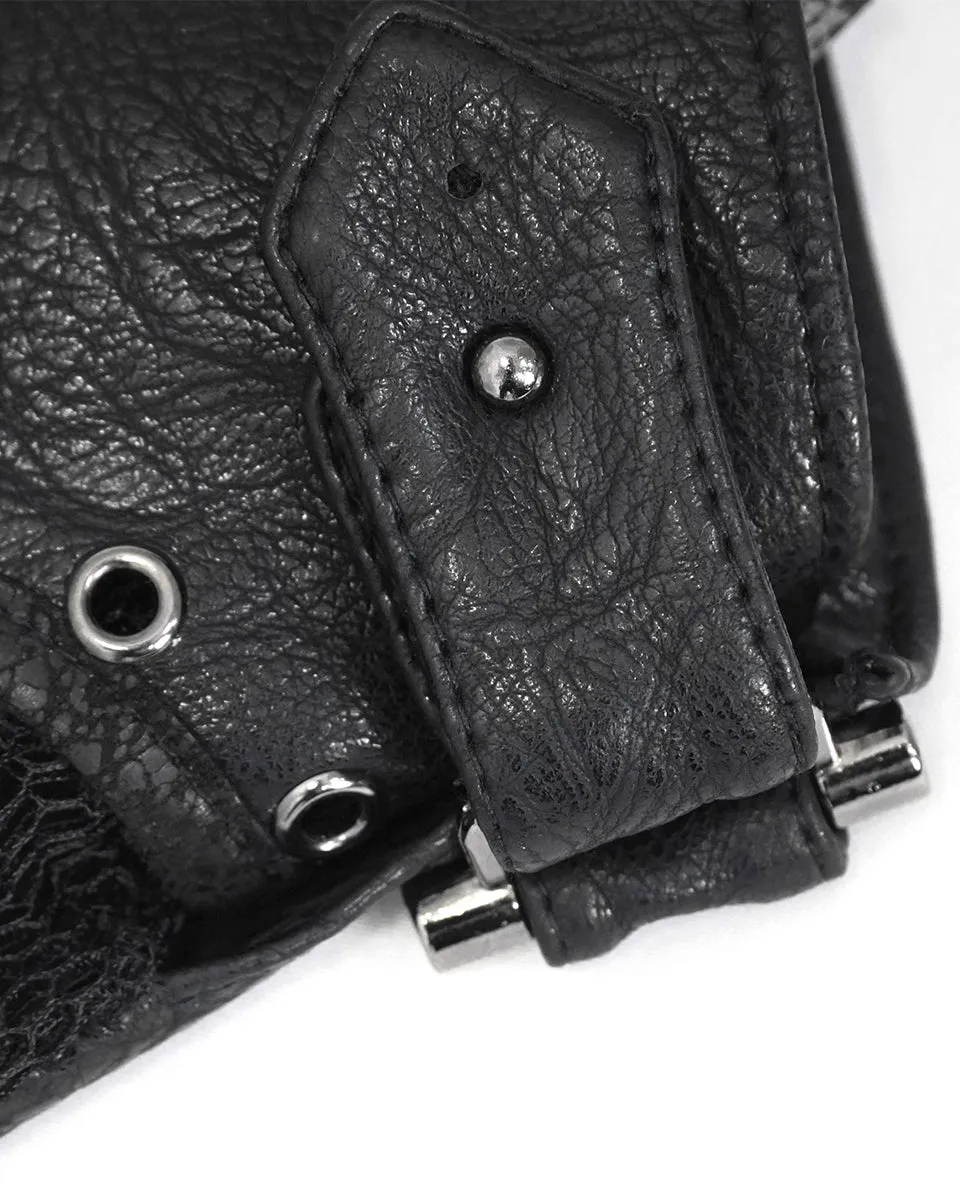 Devil Fashion Discord Dieselpunk Fingerless Gloves