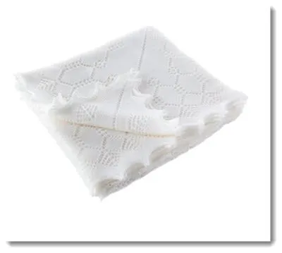 Elegant Soft Wool Baby Shawl