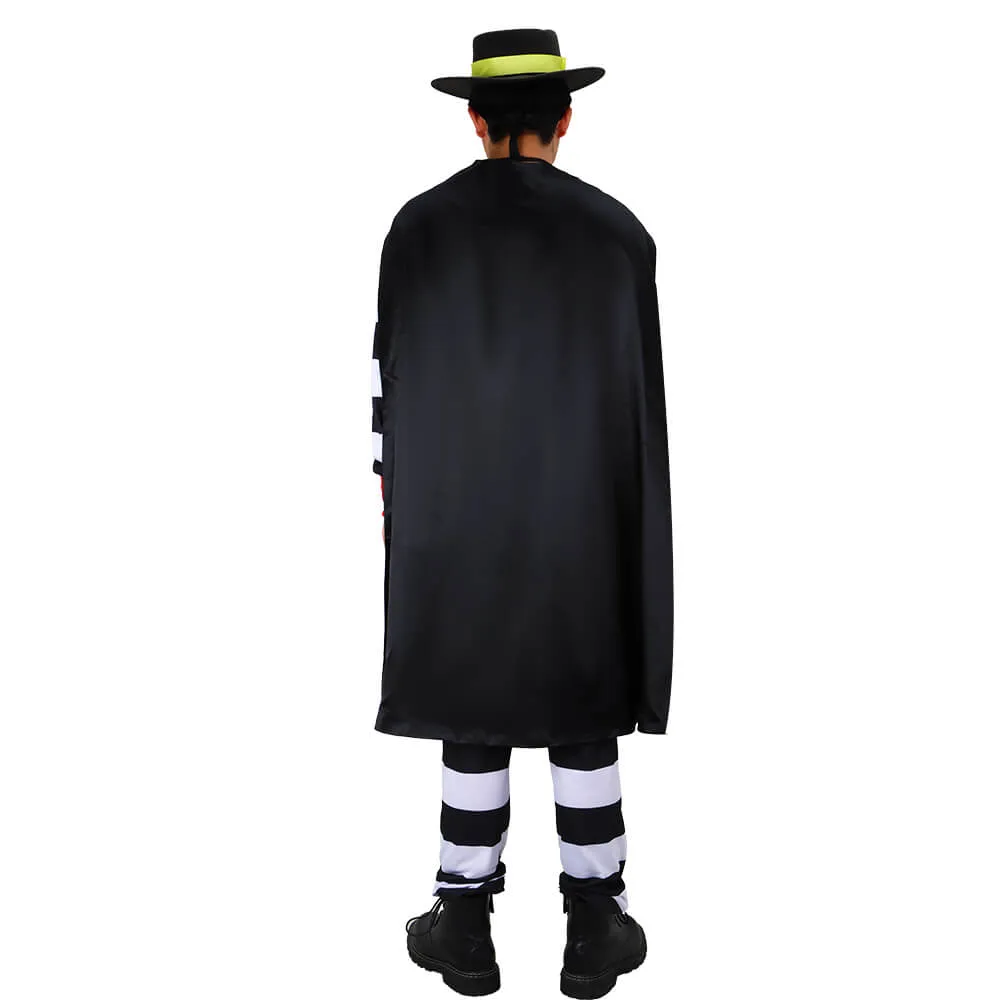 Hamburglar Cosplay Costume Halloween Outfits Vikidoky (M-XL Ready to Ship)