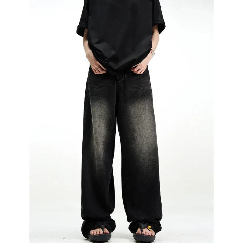 Harajuku Y2K Black Baggy Denim Trousers