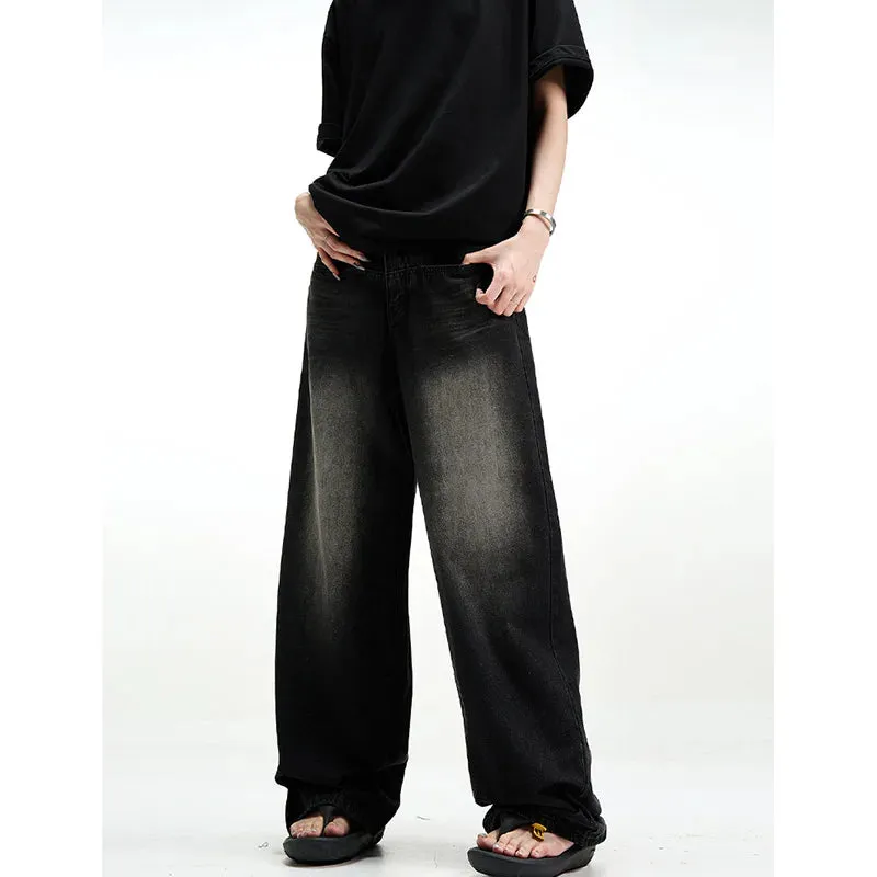 Harajuku Y2K Black Baggy Denim Trousers