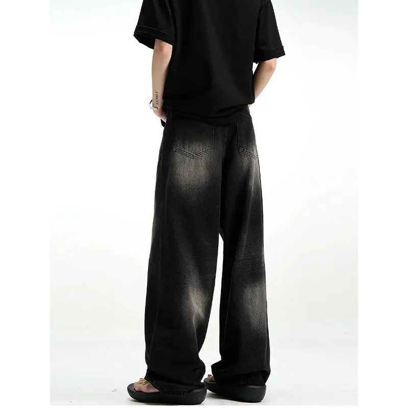 Harajuku Y2K Black Baggy Denim Trousers
