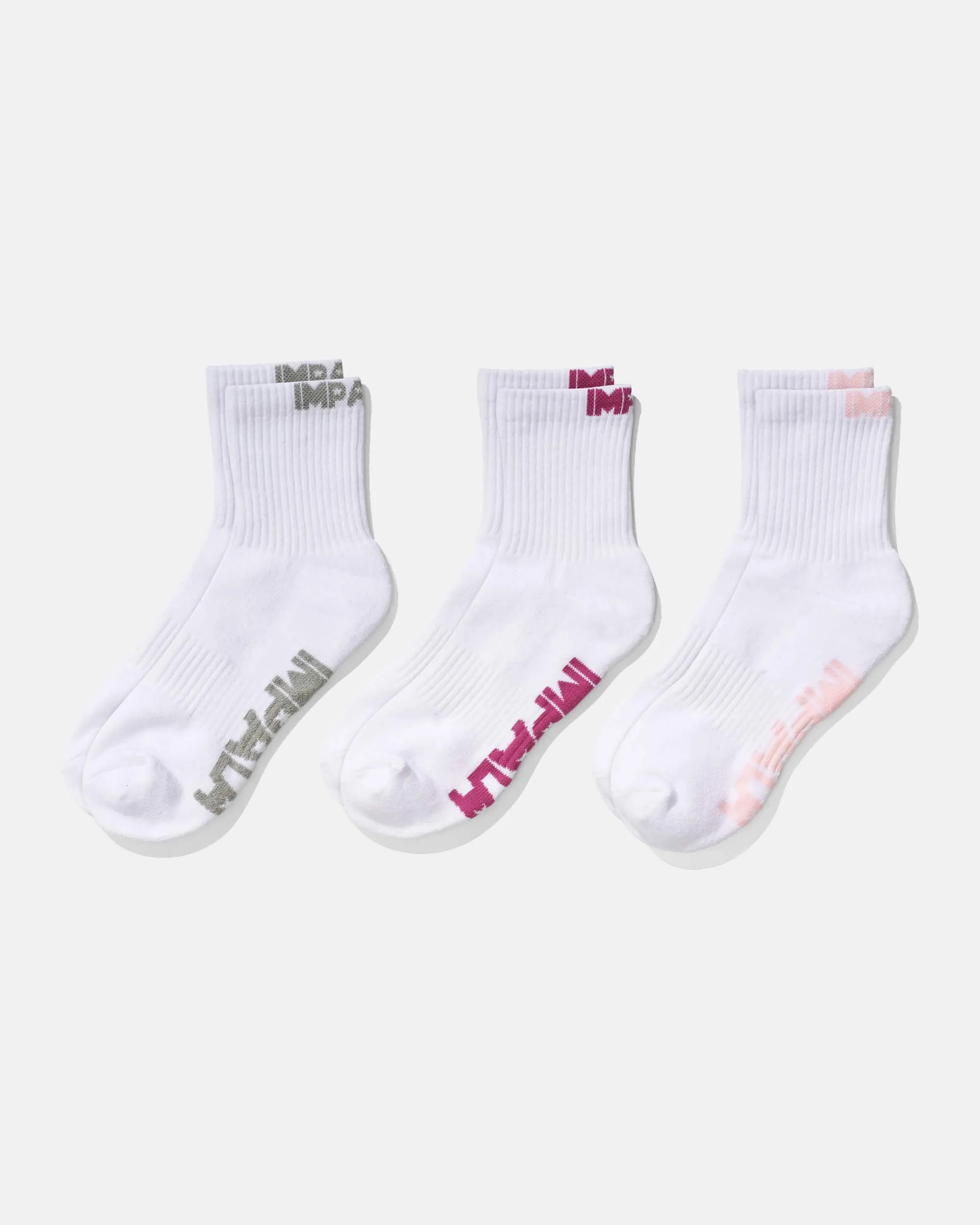 Impala Everyday Sock 3pk - White