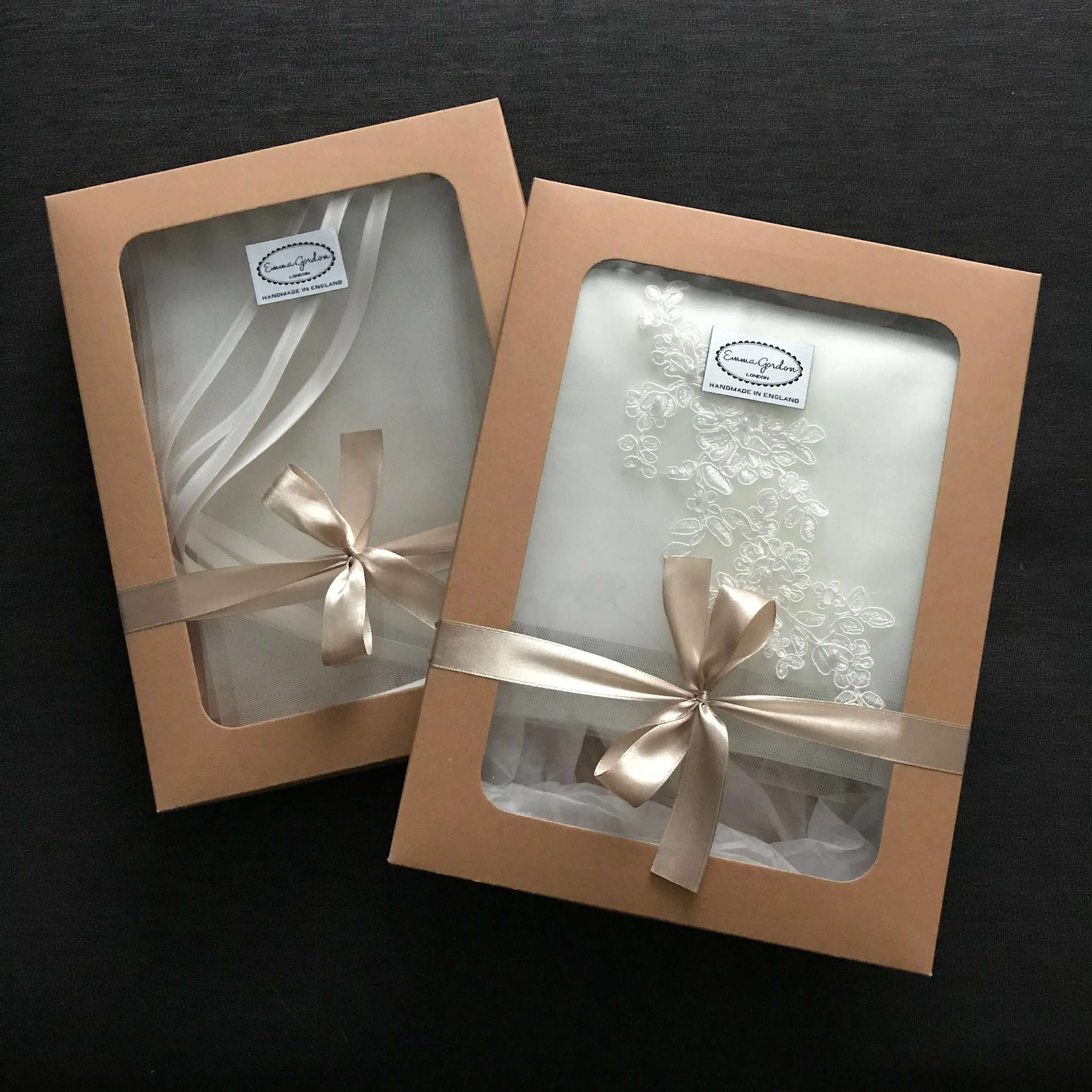 Ivory chiffon flower tulle bridal cape - Emsworth