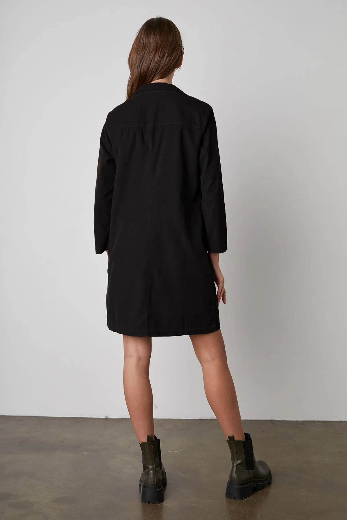 LANA CORDUROY SHIRT DRESS