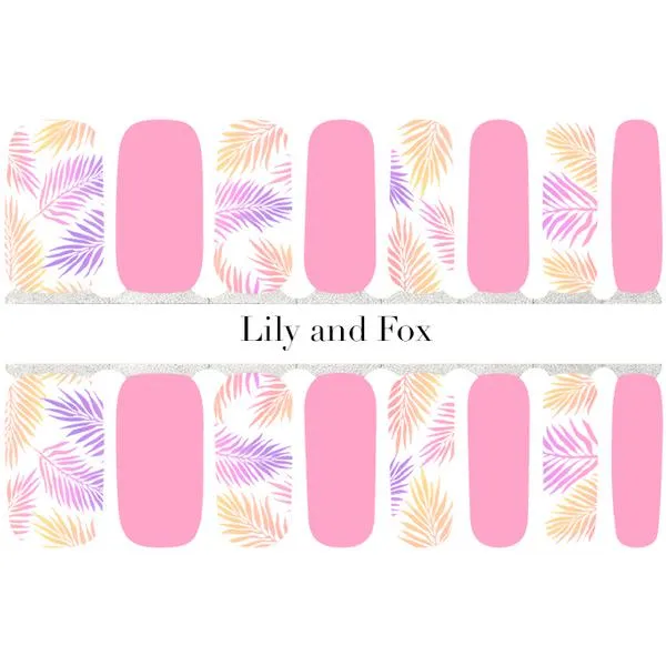 Lily and Fox - Nail Wrap - Birds Of Paradise